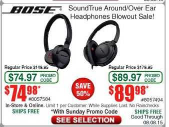 bose_soundtrue_with_promo_code_at_frys